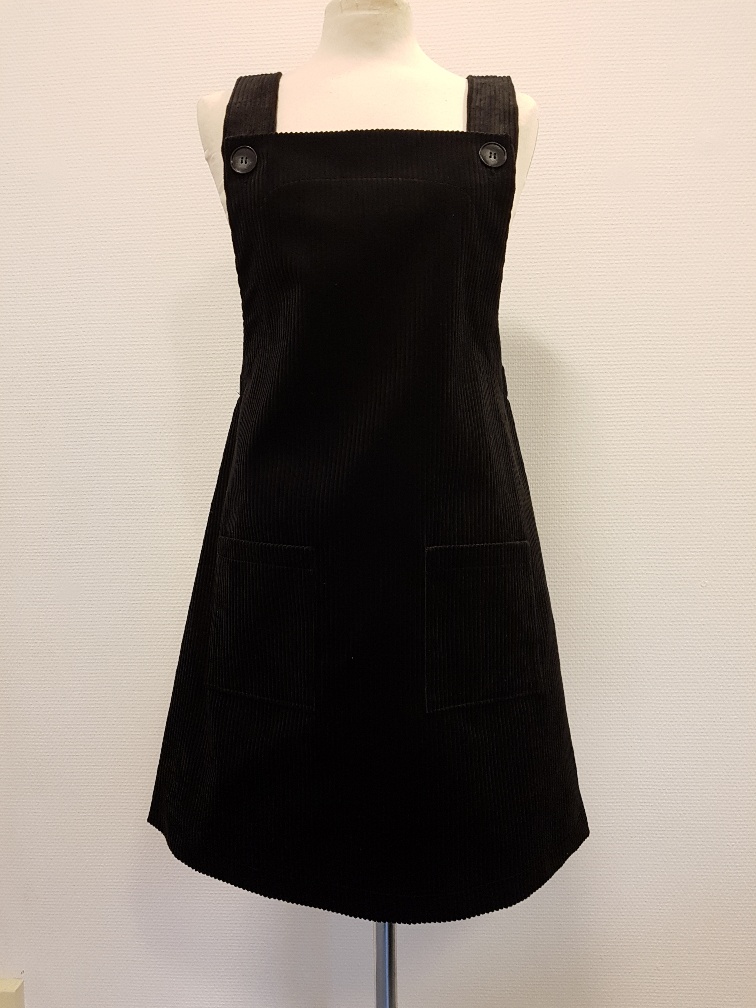 Etableret teori pedal straf Spencer kjole sort fløjl - ONE OFF